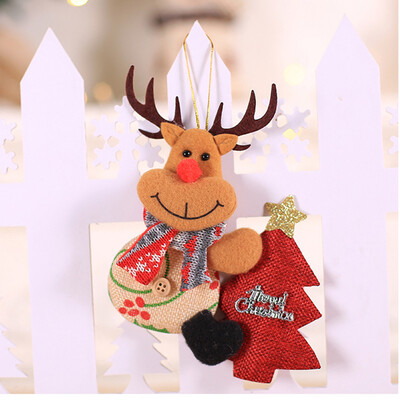 

Tailored Christmas Ornaments Gift Santa Claus Snowman Rein deer Toy Hang Decorations