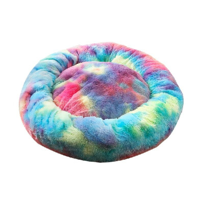 

Soft Plush Round Pet Bed Cat Soft Bed Cat Bed for Cats Small Dogs