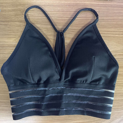 

Sexy Women Bras Seamless Fitness Hollow Out Underwear Wire Free Solid Color Gym Sport Lingerie Bras