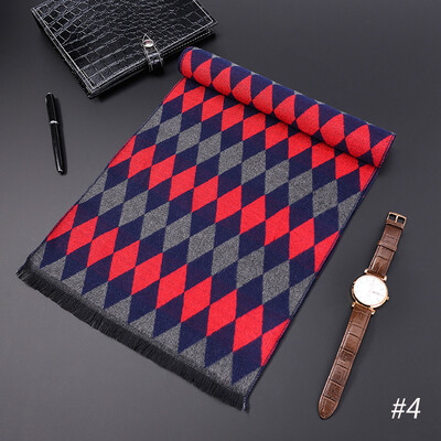 

2018 new mens scarf wholesale autumn&winter Korean version of business gifts brushed silk cotton scarf factory direct sales