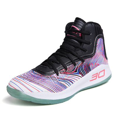 

Winter basketball shoes high boots mens shoes wear-resistant shock absorbers Curry sports shoes combat students sports shoes