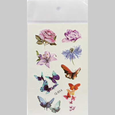 

SXC-12 Tattoo Sticker Washable Tattoo Sticker Pattern Variety Flower Pattern