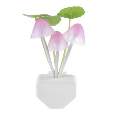 

Colorful LED Mushroom Night Light Luminous Lamp Sensor Baby Gift EU Plug
