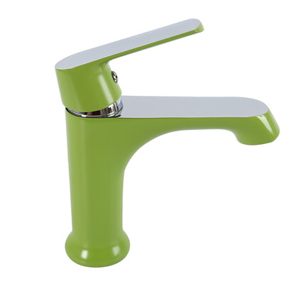 

FRAP Innovative Fashion Style Home Multi-color Bath Sink Faucet Cold&Hot Water Taps Green Orange White bathroom mixer F1031