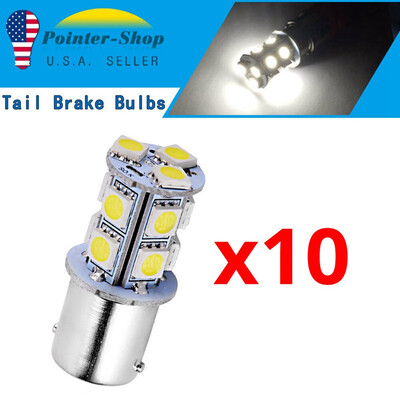 

10x White 1156 BA15S 13-SMD Brake Tail Parking LED Interior Light Bulb 12V 1141