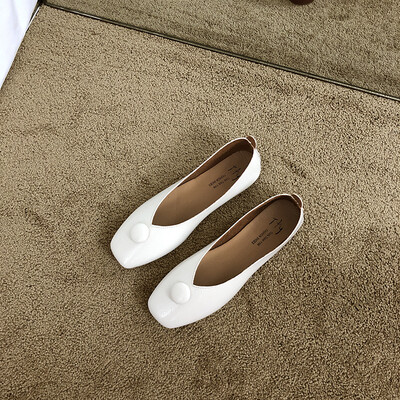 

Fangtou Retro Bean Shoes