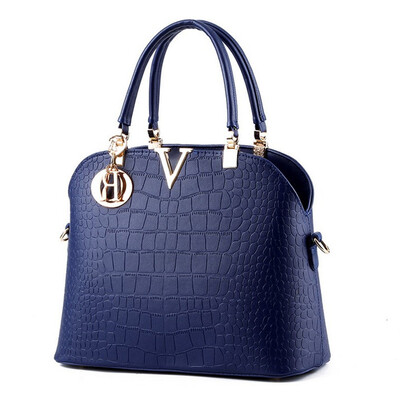 

2017 Women Famous brand designer Luxury leather handbags women messenger bag crocodile pattern Shoulder bag Crossbody bags