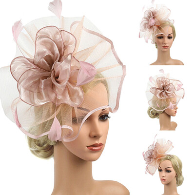 

Womens Sinamay Fascinator Cocktail Party Hat Wedding Church Kentucky Derby Dress