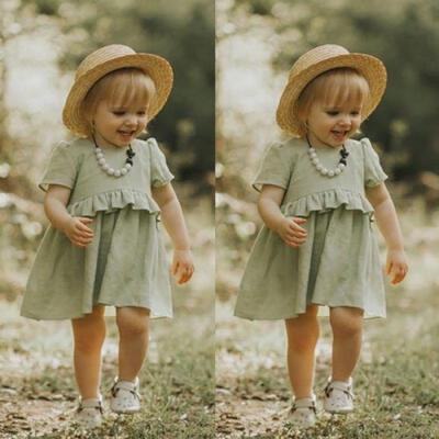 

Cute Toddler Kid Baby Girl Clothes Princess Party Prom Tutu Summer Dress Sundress