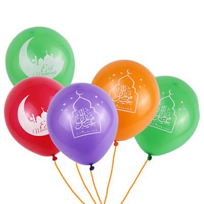 

10pcslot Happy Eid Mubarak Latex Balloons Muslim Eid Al-fitr Hajj Party Decoration Supplies Globos Islamic Ramadan Decor Baloon