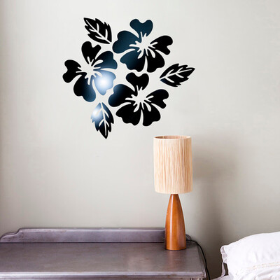 

〖Follure〗Modern Mirror Style Removable Decal Art Mural Wall Sticker Home Room DIY BK