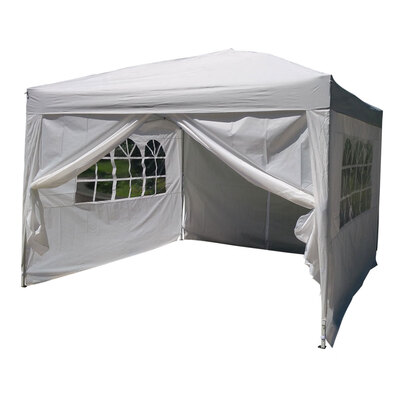 

3x3M Outdoor Canopy Party Wedding Tent Waterproof 2 Doors 2 Windows