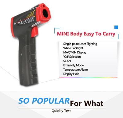 

UNI-T UT300S digital infrared thermometer non-contact Temperature SCAN Measure Display Industrial Digital infrared thermometer