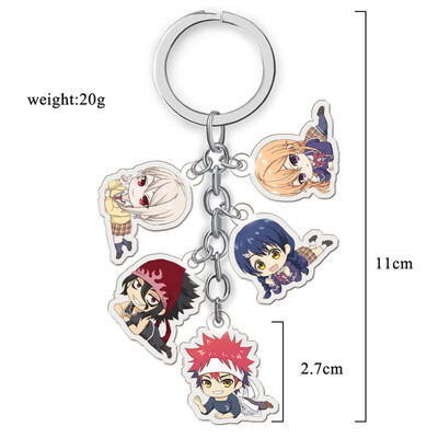 

Hom mall Anime Characters Figure Pendants Doll Metal Key chain Japanese Anime Cartoon Key Rings