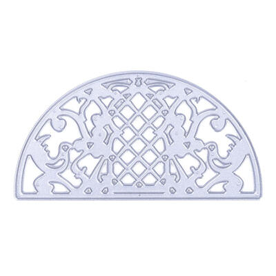 

Half Circle DIY Metal Stencil Scrapbook Embroidery Craft Cutting Die