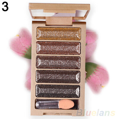 

5 Colors Shining Natural Eye Shadow Palette Cosmetic Makeup Beauty Tool Gift