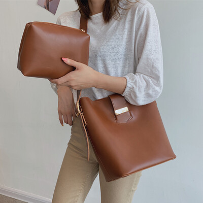 

Senior sense big bag female bag 2019 new fashion bucket bag summer small fresh wild ins shoulder shoulder bag