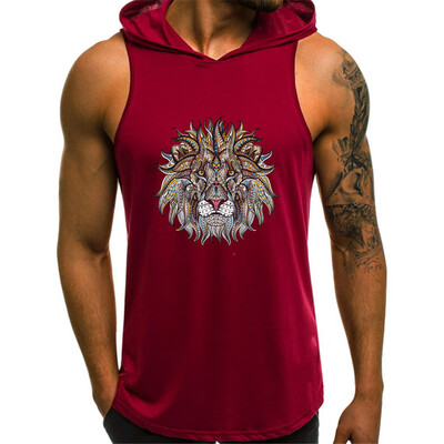 

Toponeto Men Fashion Printing Style Design Sport Casual Shirts Sleeveless Tops Blouse