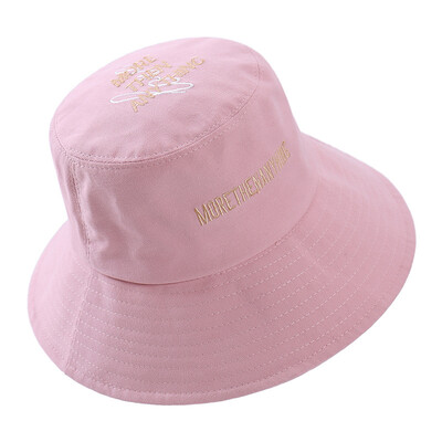 

New Korean letters embroidered fishermans hat