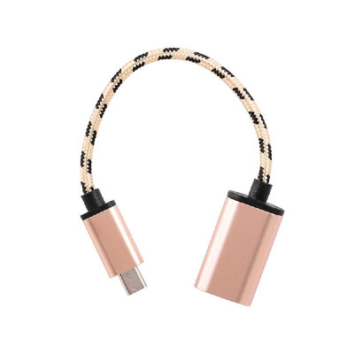 

Micro USB OTG Cable Micro USB Male to USB30 Adapter Data Transfer Cord for Samsung XiaomiSilver