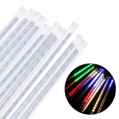 

300MM 10 Tubes 300 LEDs Meteor Shower Lights Falling Rain Drop Lights IP65 Water-resistant Cascading Lights for Holiday Party Wedd