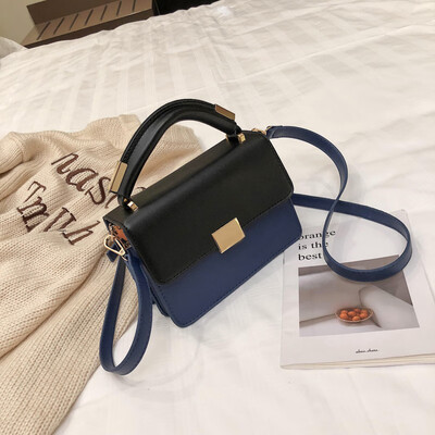 

New texture bag female 2019 new Korean version of the wild single shoulder slung portable fashion simple tofu small square bag