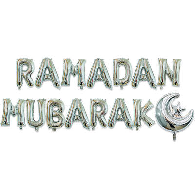

EID Mubarak Rose Gold Letter Balloon Gold Foil Balloons for Muslim Islamic Party Decorations Ramadan Party Decoration Supplies