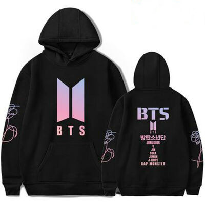 

KPOP BTS Bangtan Boys TATA Hoodie Sweatshirt Unisex Loose Pullover Sweater Tops