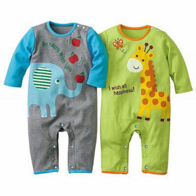 

Canis Newborn Infant Baby Girls Boys Cartoon Romper Bodysuit Jumpsuit Outfits