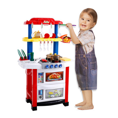 

Childrens House Sound And Light Water Kitchen Puzzle Toy Meal Kitchen Set