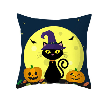 

21 Pattern New Halloween Pumpkin Pillow Case Decorative Linen Pillow Covers Cushion 1818Inch
