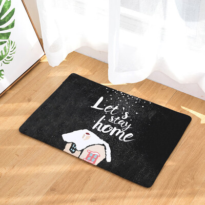

Siaonvr Christmas Home Non Slip Door Floor Mats Hall Rugs Kitchen Bathroom Carpet Decor