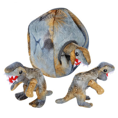 

Greensen Large Durable Dinosaur Pet Dog Squeaky Toy Hide Seek Puzzle Interactive Training Toy Kit