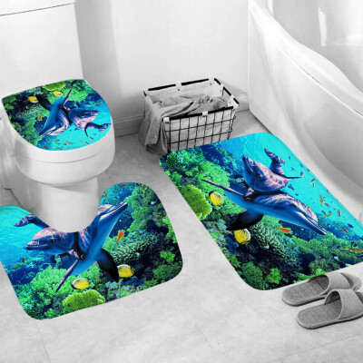 

〖Follure〗3pcs Non-Slip Bath Mat Bathroom Kitchen Carpet Doormats Decor