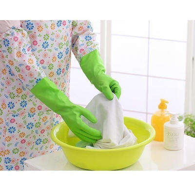 

Kitchen Waterproof Washing Gloves 50cm Long Glove Rubber Latex Dish Cleaning