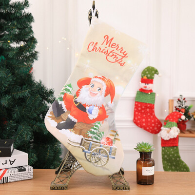 

〖Follure〗Merry Christmas Plush Tree Hanging Gift Candy Large Socks Decoration