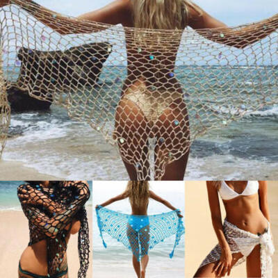 

Sexy Women Summer Beach Dress Swimwear Lace Crochet Bikini Cover Up Bathing Suit
