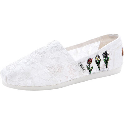 

JOY&MARIO Flat bottom fashion hemp set foot comfortable breathable canvas casual shoes 61912W127081270912710
