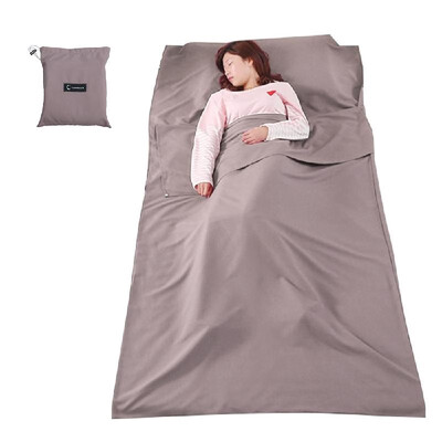

Lightweight Sleeping Bag Liner Sleeping Sack Outdoor Camping Hotel Travel Sheet