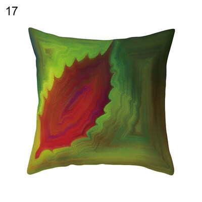 

Colorful Maple Ginkgo Pine Leaf Pillow Case Cushion Cover Car Cafe Office Decor