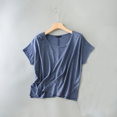 

Women O Neck Short Sleeve Tops Vintage T Shirts Female Top Summer Soild T Shirt