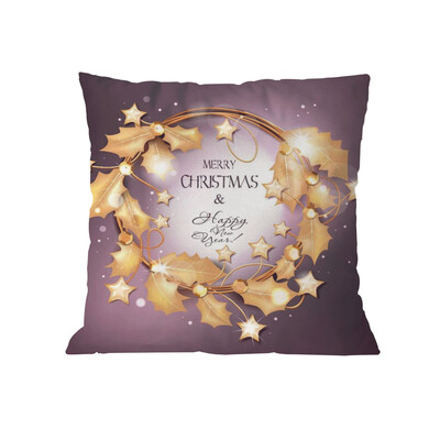

Tailored Merry Christmas Cushion Cover Square Pillow Case Home Decor