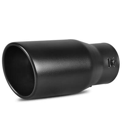 

20-25 Inch Inlet Black Exhaust TipBlack Powder Coated Stainless Steel Exhaust Tip