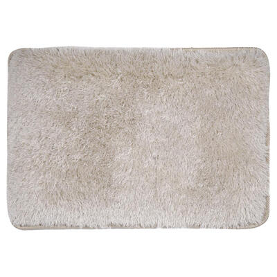 

90x60cm Silky Bedside Bedroom Rectangle Mats Modern Soft Non-slip Carpet