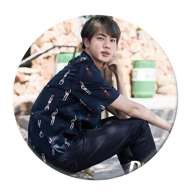 

KPOP Bangtan Boys BTS LightBoy With Luv Brooch Pin Badge For Clothes Hat Bag