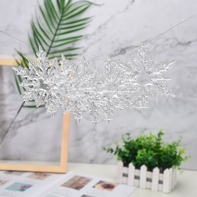 

〖Follure〗Acrylic Snowflake Christmas Wedding Tree Hanging Decoration Decoration For DIY P