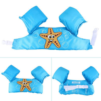 

Greensen Starfish Pattern Kids Children Inflatable Safety Swimming Training Vest Floating Sleeves