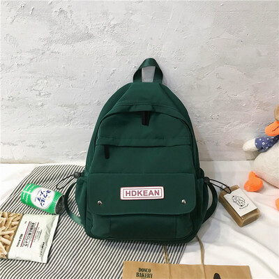 

ins wind bag girl Korean version of high school students simple Sen department junior high school girls large-capacity two-shoulde