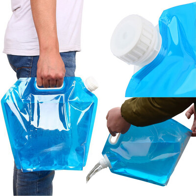

〖Follure〗5L Folding Drinking Water Bucket Camping Hiking Water Container Storage Bag A