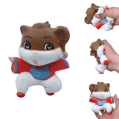 

Gotoamei Stress Reliever Simulated Kung Fu Cat Scented Slow Rising Kids Squeezable Toy